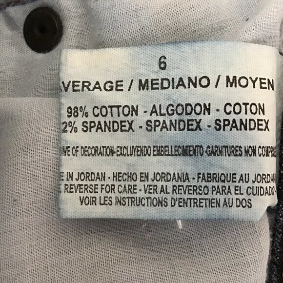 GLORIA VANBERBILT BLUE SKINNY JEANS SIZE 6 - Picture 7 of 8